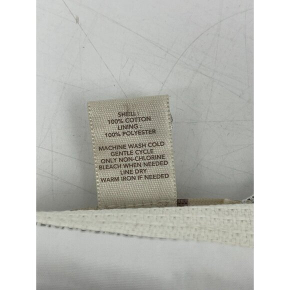 Ann Taylor Loft Women's Gray White Striped Lined Button Front Skirt Size 16 - Picture 8 of 13